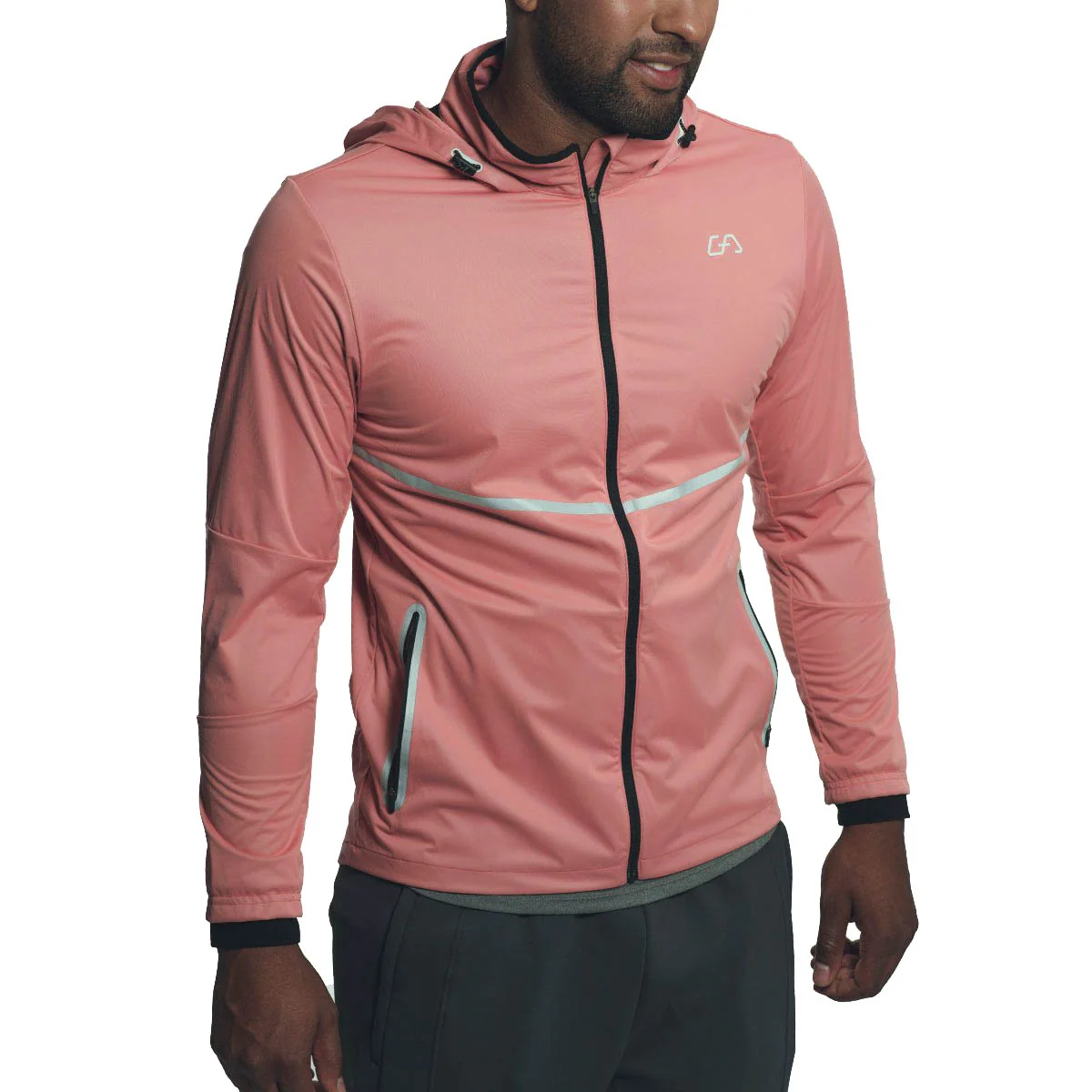 Windbreaker Performance jacket with hood for Men - Image 6