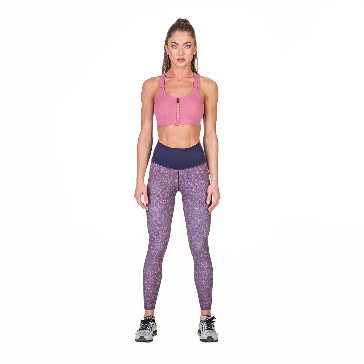 Activewear Quantum Mirac Leggings Geometry Pattern Reversible for Women - Image 12