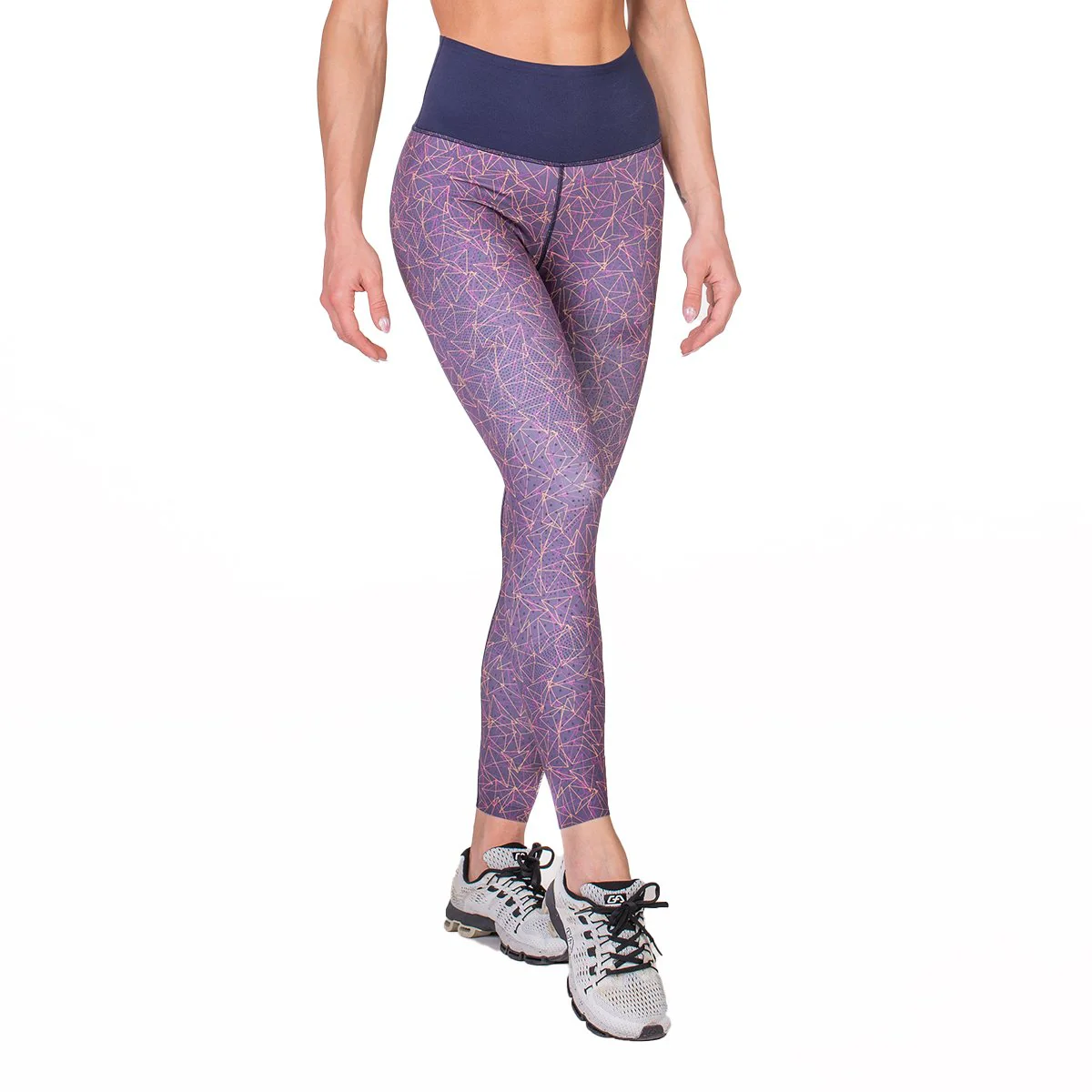 Activewear Quantum Mirac Leggings Geometry Pattern Reversible for Women - Image 15