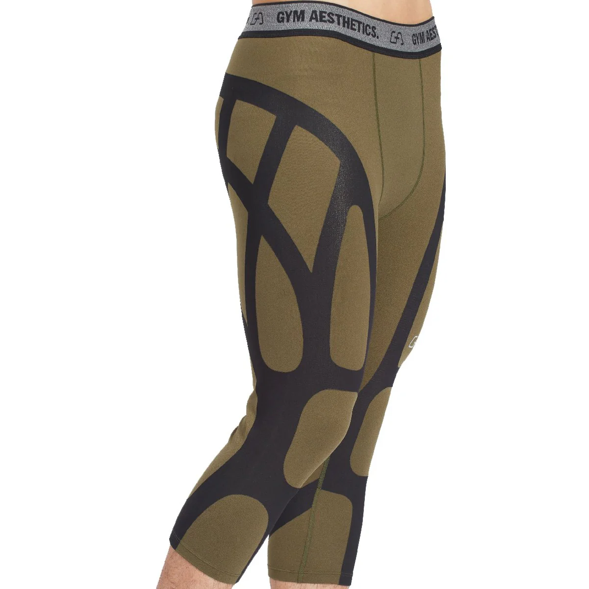 Compression Warrior Cropped Leggings for Men - Image 10