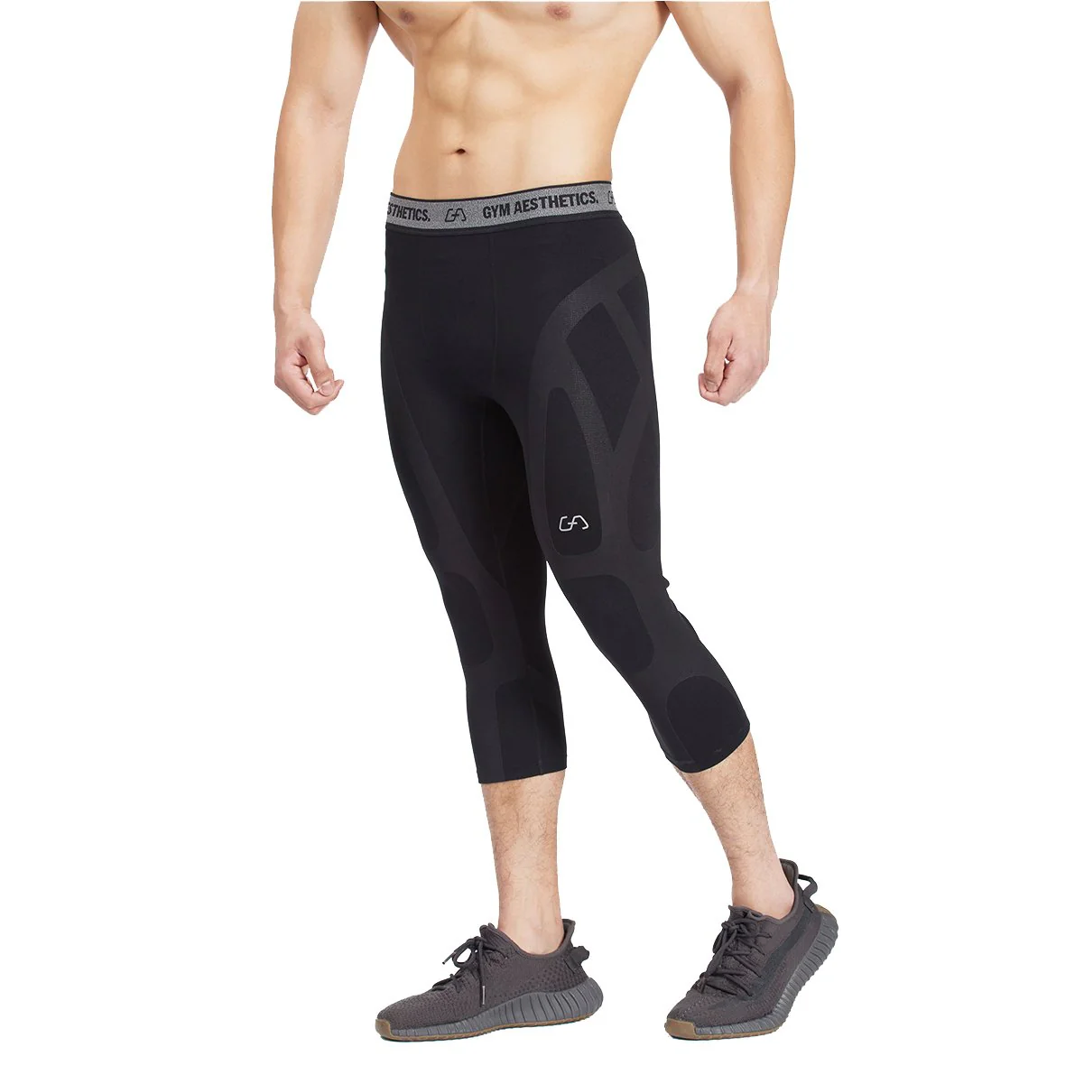 Compression Warrior Cropped Leggings for Men - Image 15