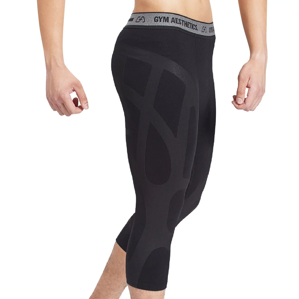 Compression Warrior Cropped Leggings for Men - Image 16