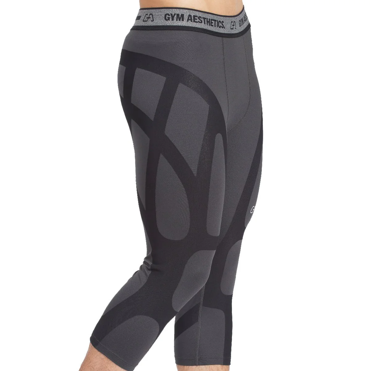 Compression Warrior Cropped Leggings for Men - Image 3