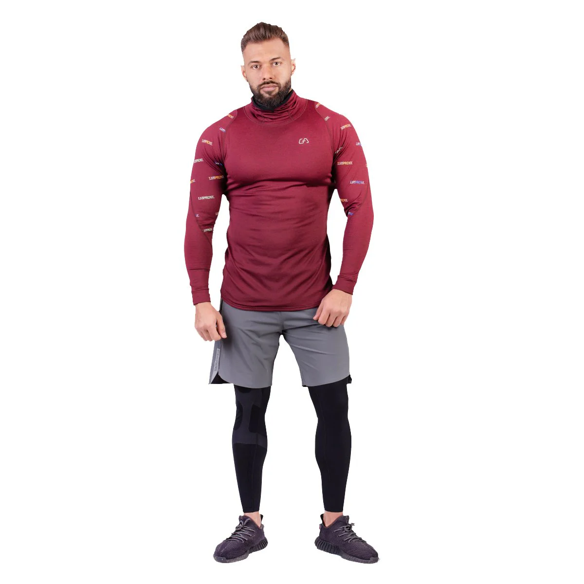 Protection Mock Mask T Shirt for Men - Image 4