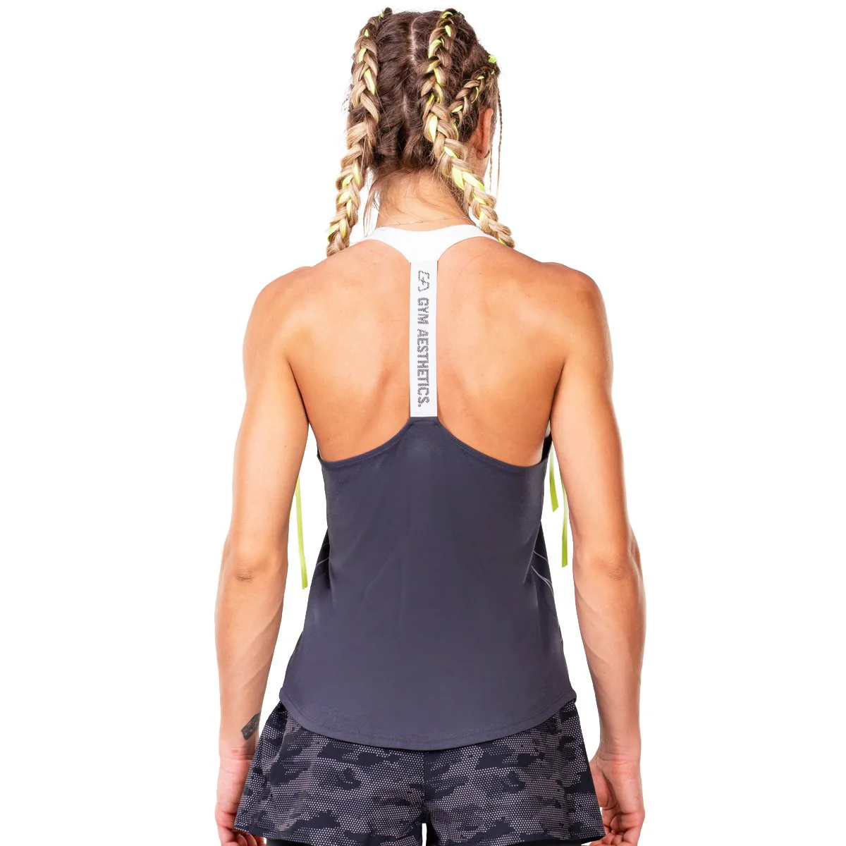 Activewear Coolever Cotton Touch Tank Top Y Back for Women - Image 10