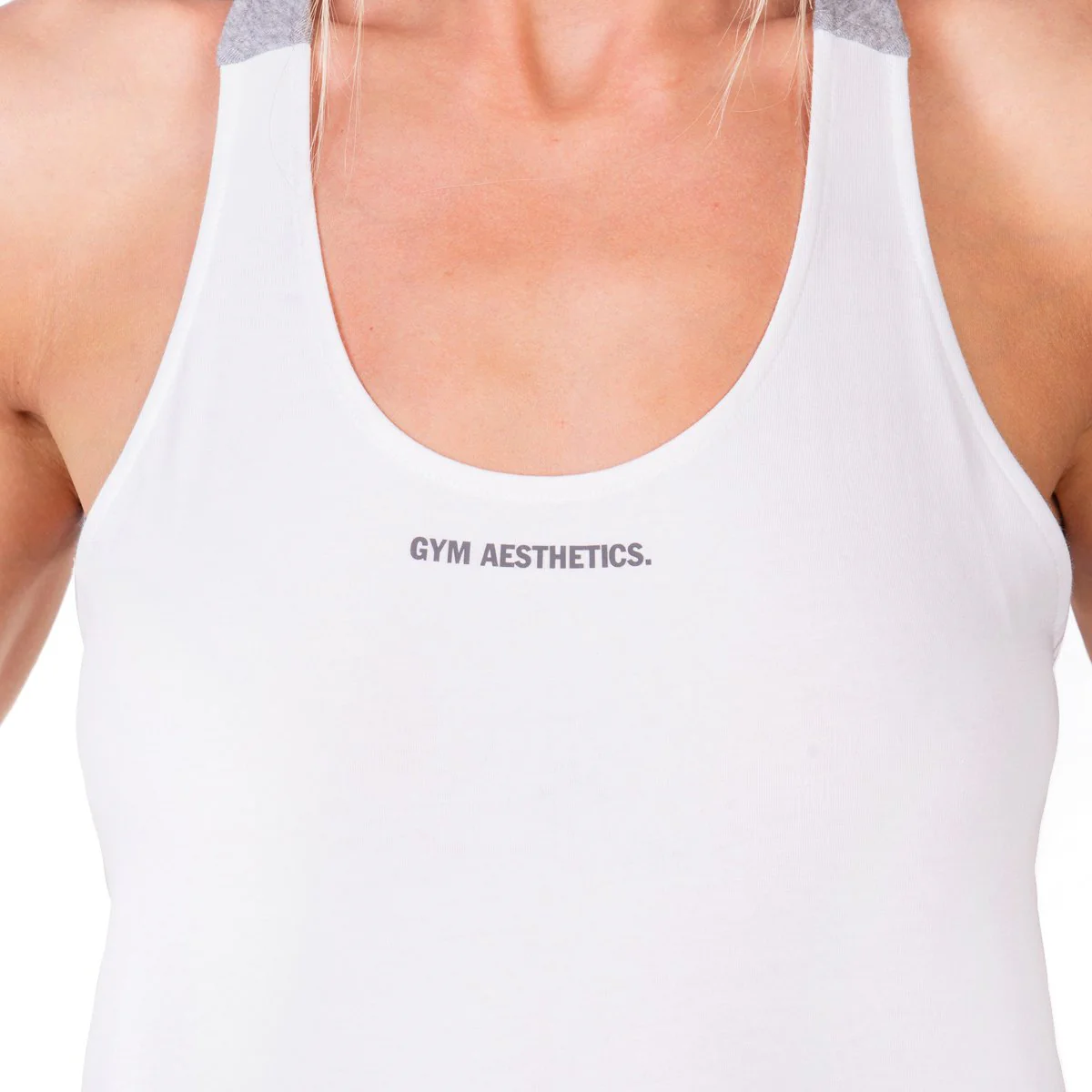 Activewear Coolever Cotton Touch Tank Top Y Back for Women - Image 7