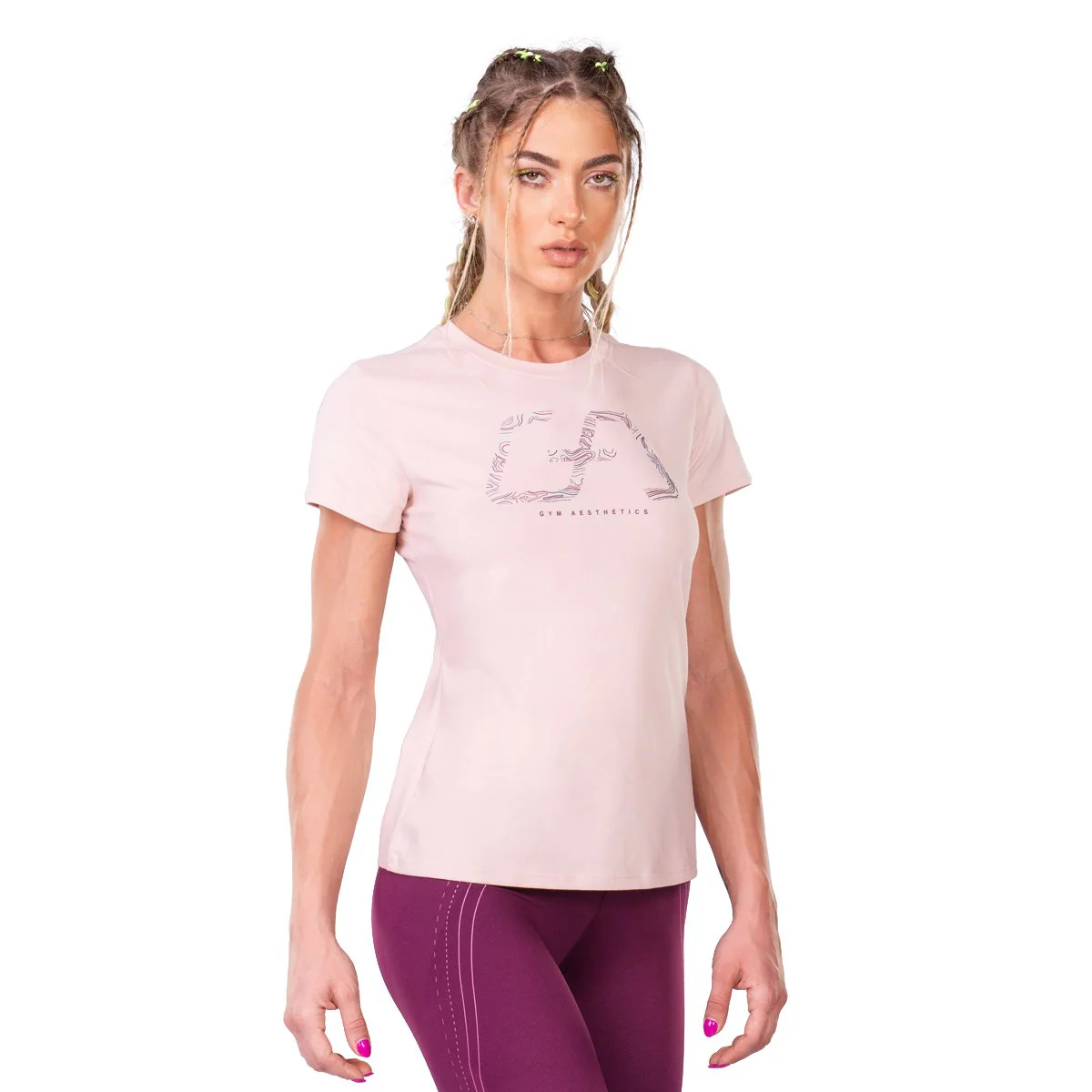 Activewear Coolever Cotton Touch Loose-Fit T-Shirt for Women - Image 3