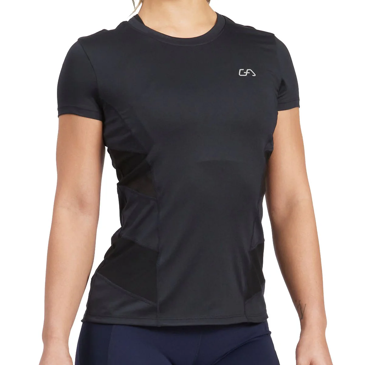 Activewear Mesh Blocking Sport Shirt for Women - Image 10