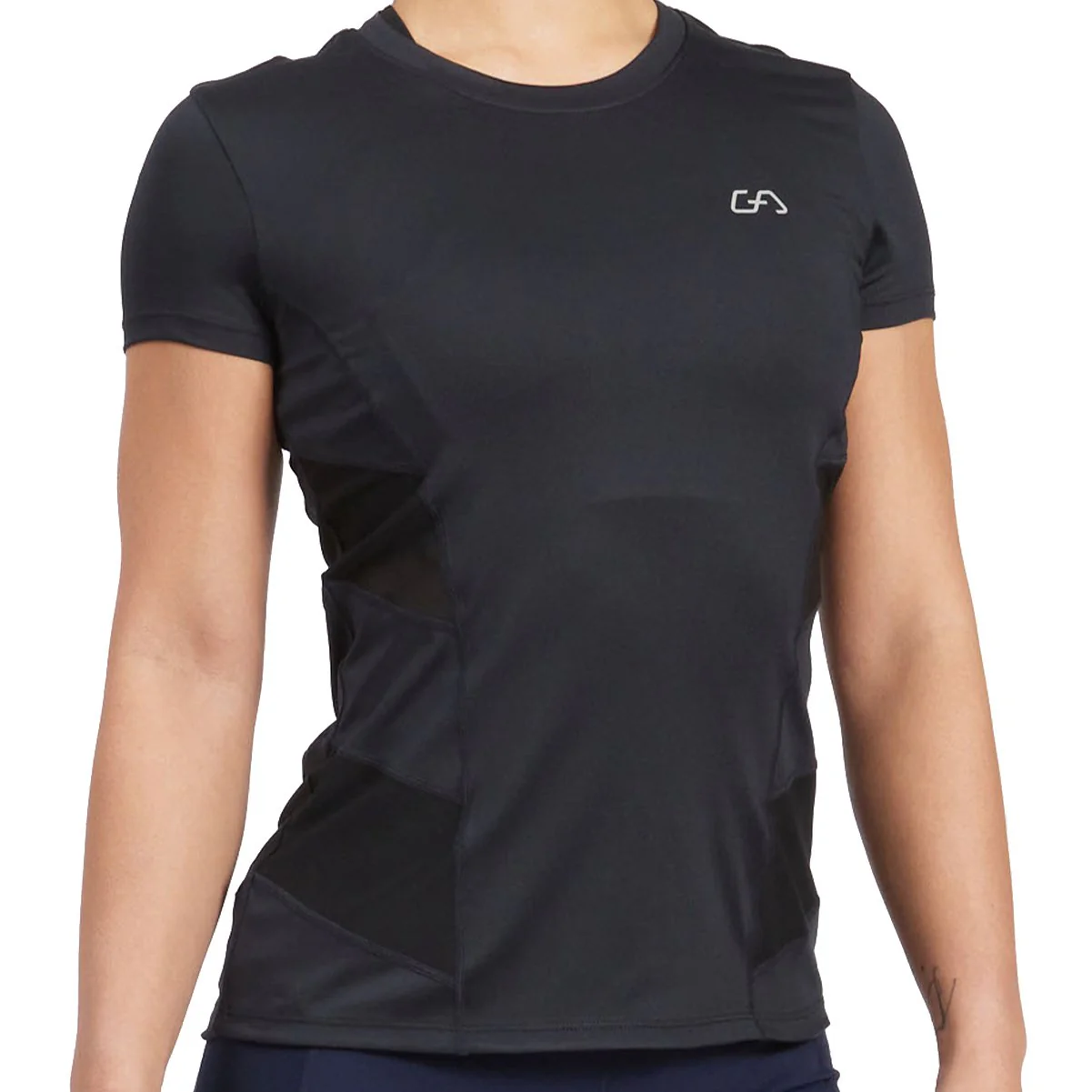 Activewear Mesh Blocking Sport Shirt for Women - Image 11