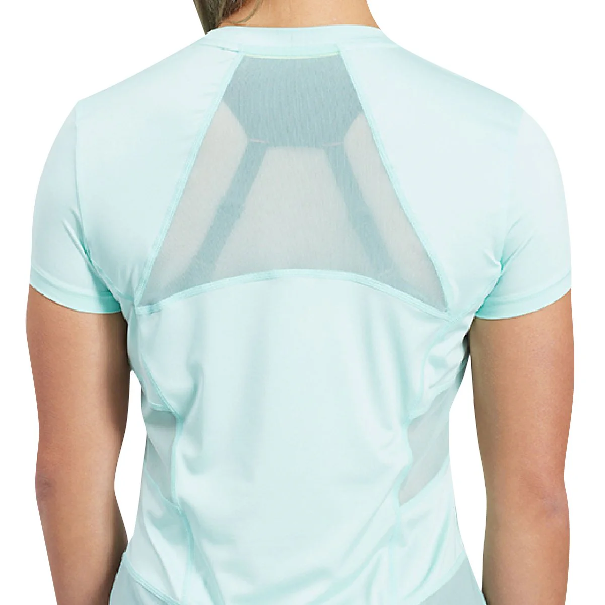 Activewear Mesh Blocking Sport Shirt for Women - Image 27