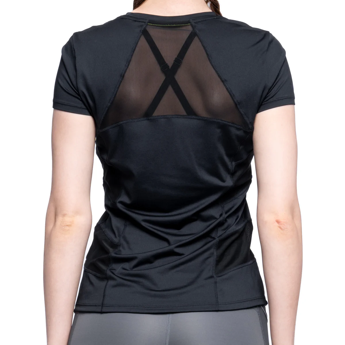 Activewear Mesh Blocking Sport Shirt for Women - Image 3