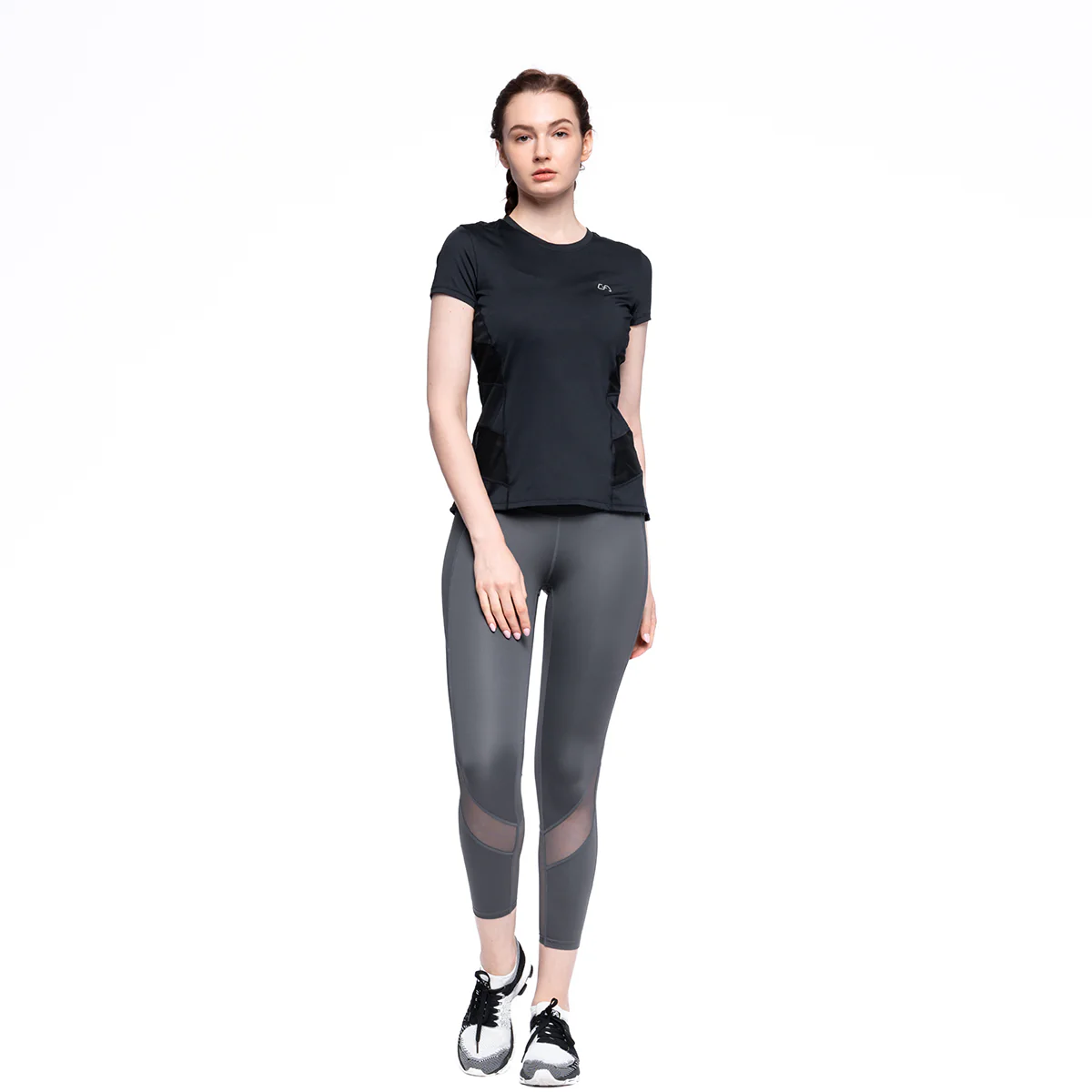 Activewear Mesh Blocking Sport Shirt for Women - Image 8