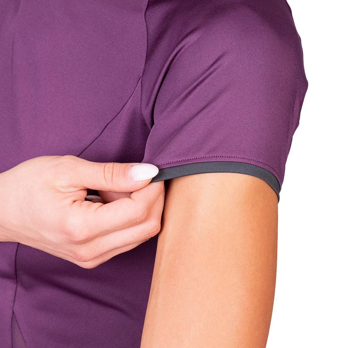 Activewear Mesh Blocking Sport Shirt for Women - Image 19
