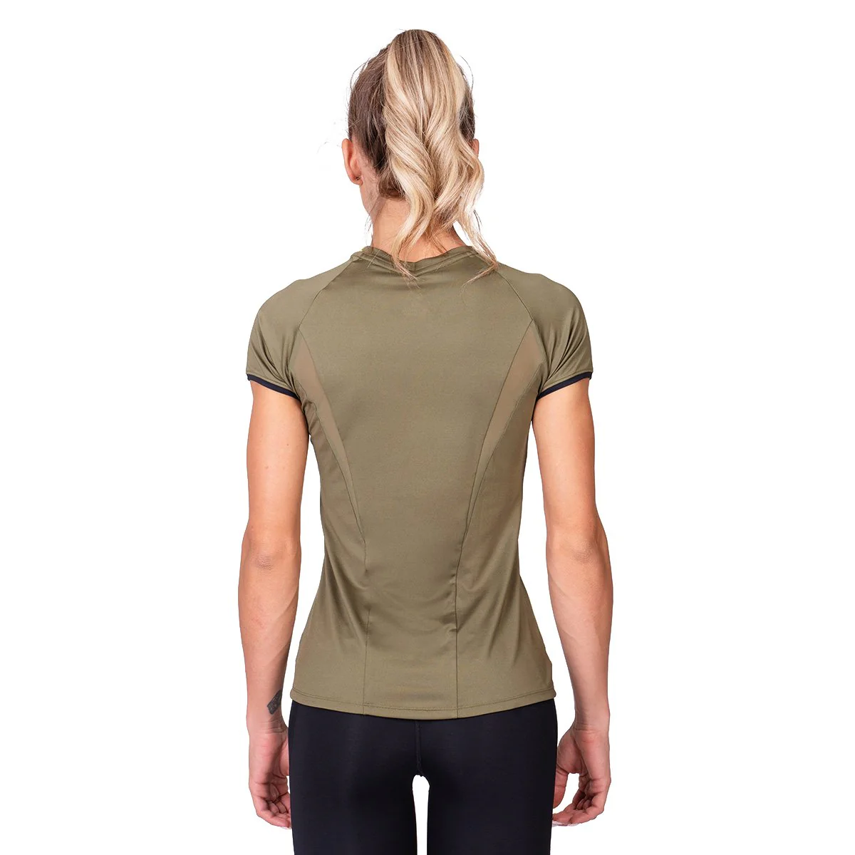 Activewear Mesh Blocking Sport Shirt for Women - Image 4