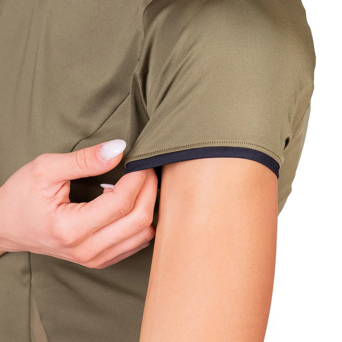 Activewear Mesh Blocking Sport Shirt for Women - Image 6