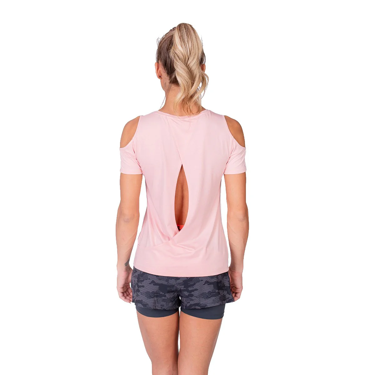 Athleisure Cold shoulder Fashion T-Shirt for Women - Image 11