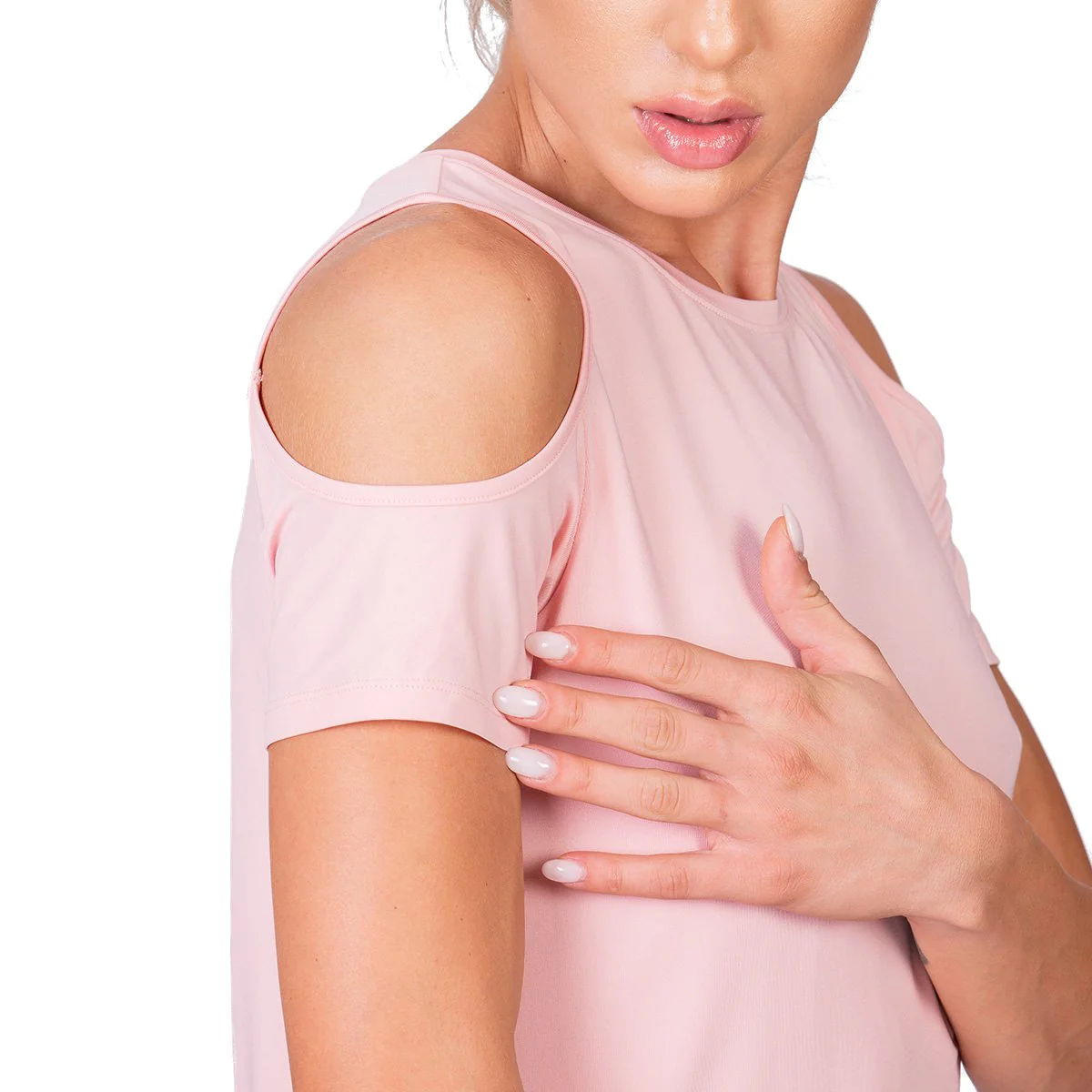Athleisure Cold shoulder Fashion T-Shirt for Women - Image 13