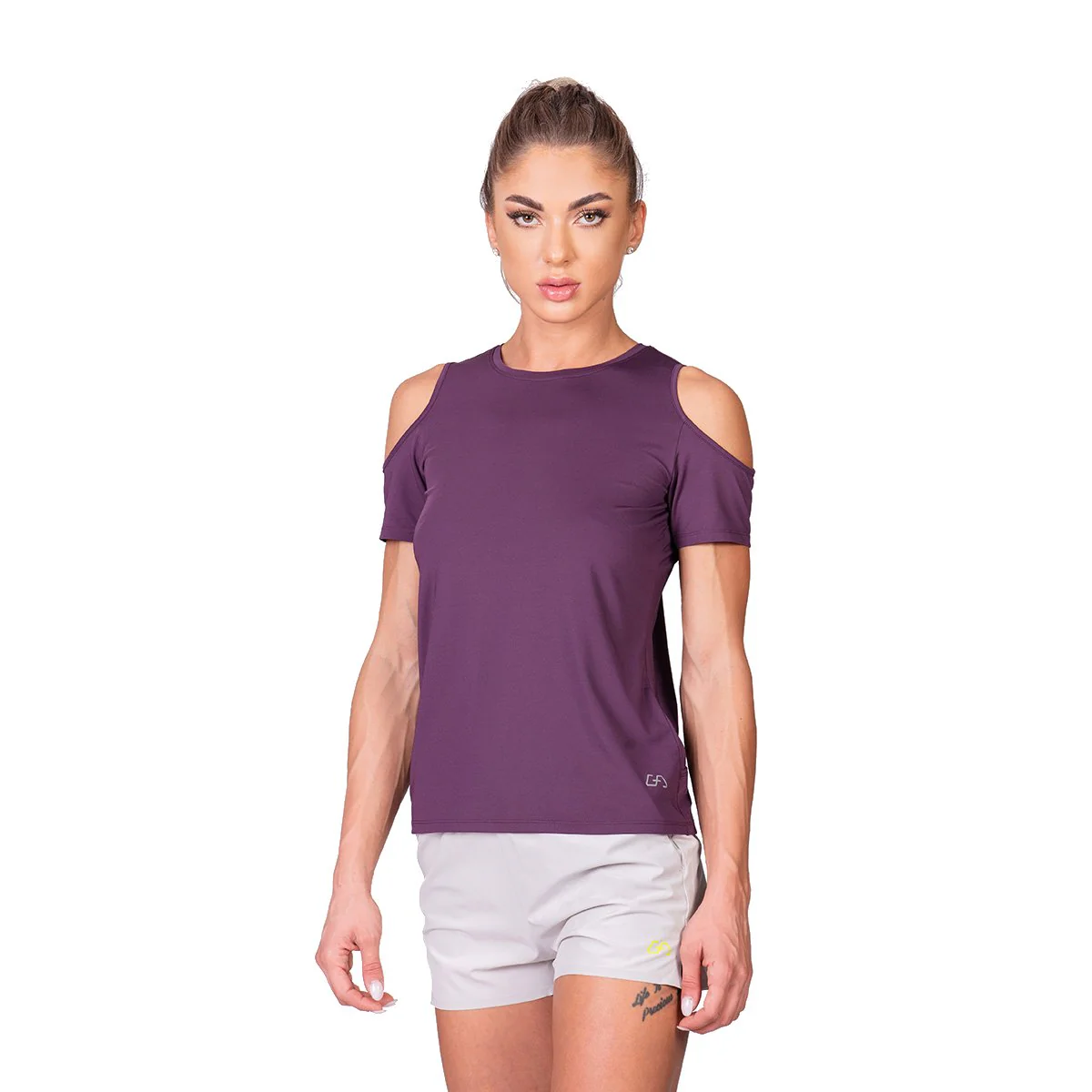 Athleisure Cold shoulder Fashion T-Shirt for Women - Image 16