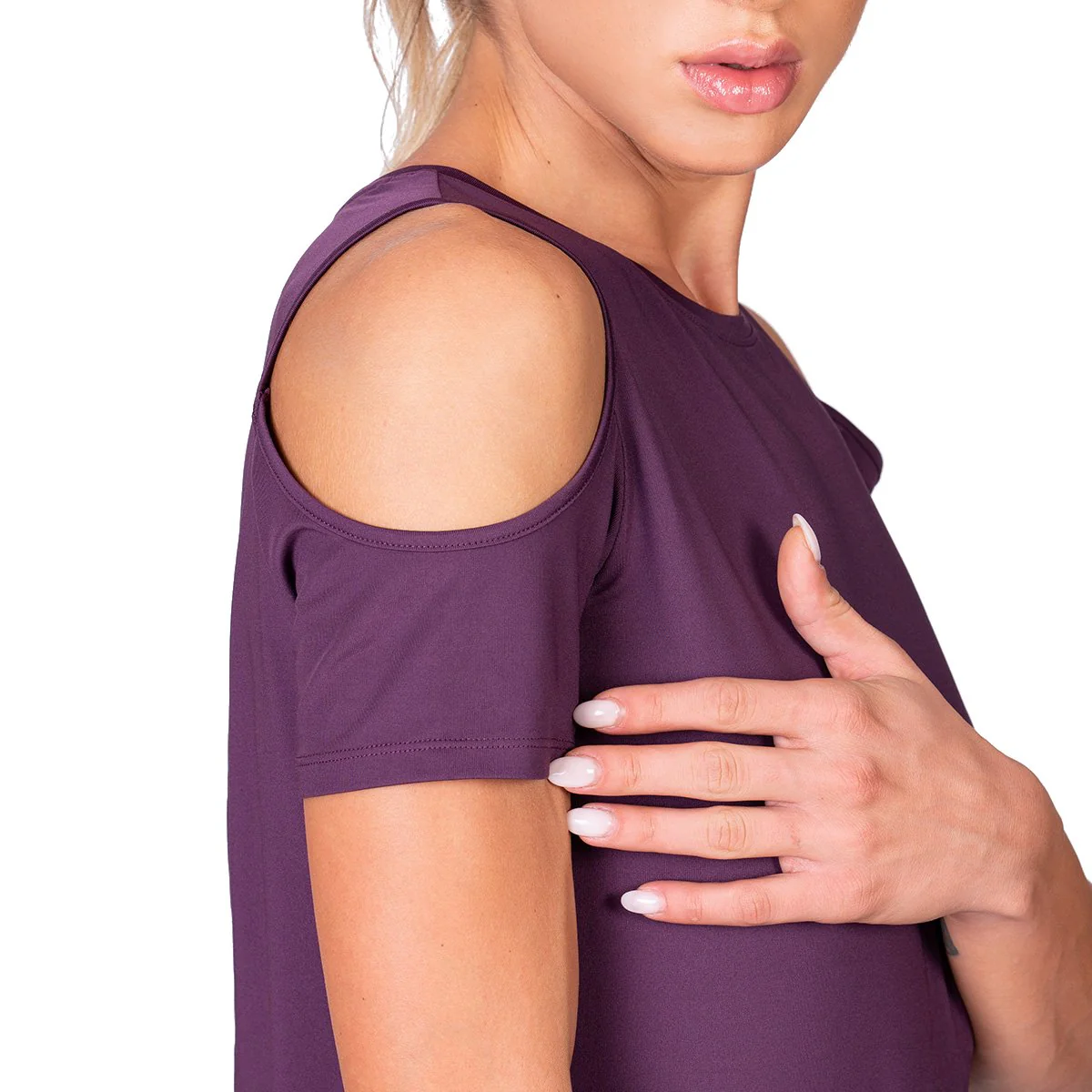 Athleisure Cold shoulder Fashion T-Shirt for Women - Image 20