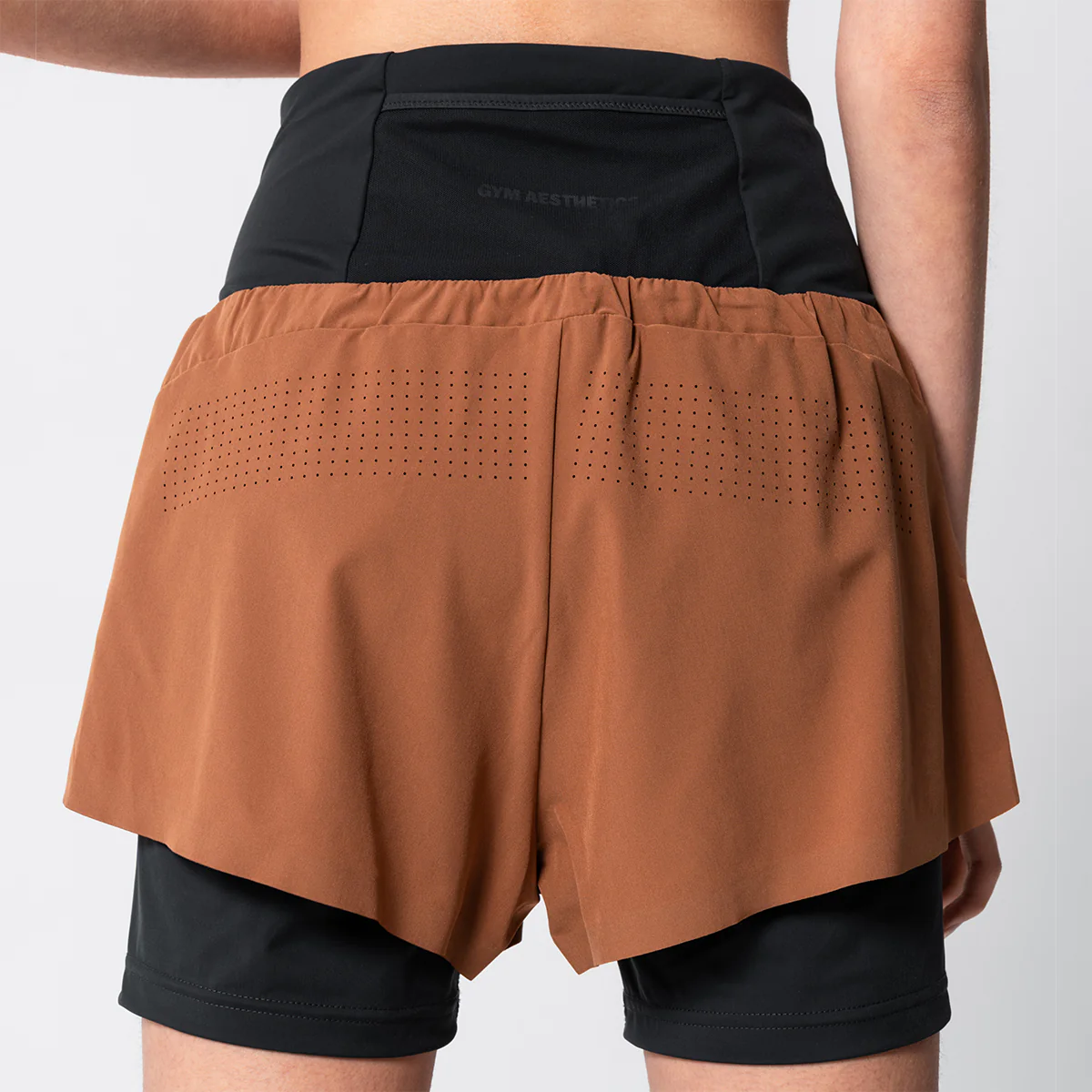 Activewear 2in1 Color Block Running Shorts for Women - Image 15