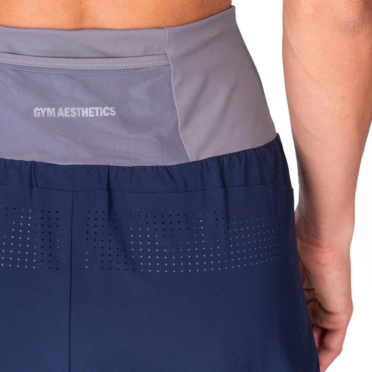 Activewear 2in1 Color Block Running Shorts for Women - Image 52