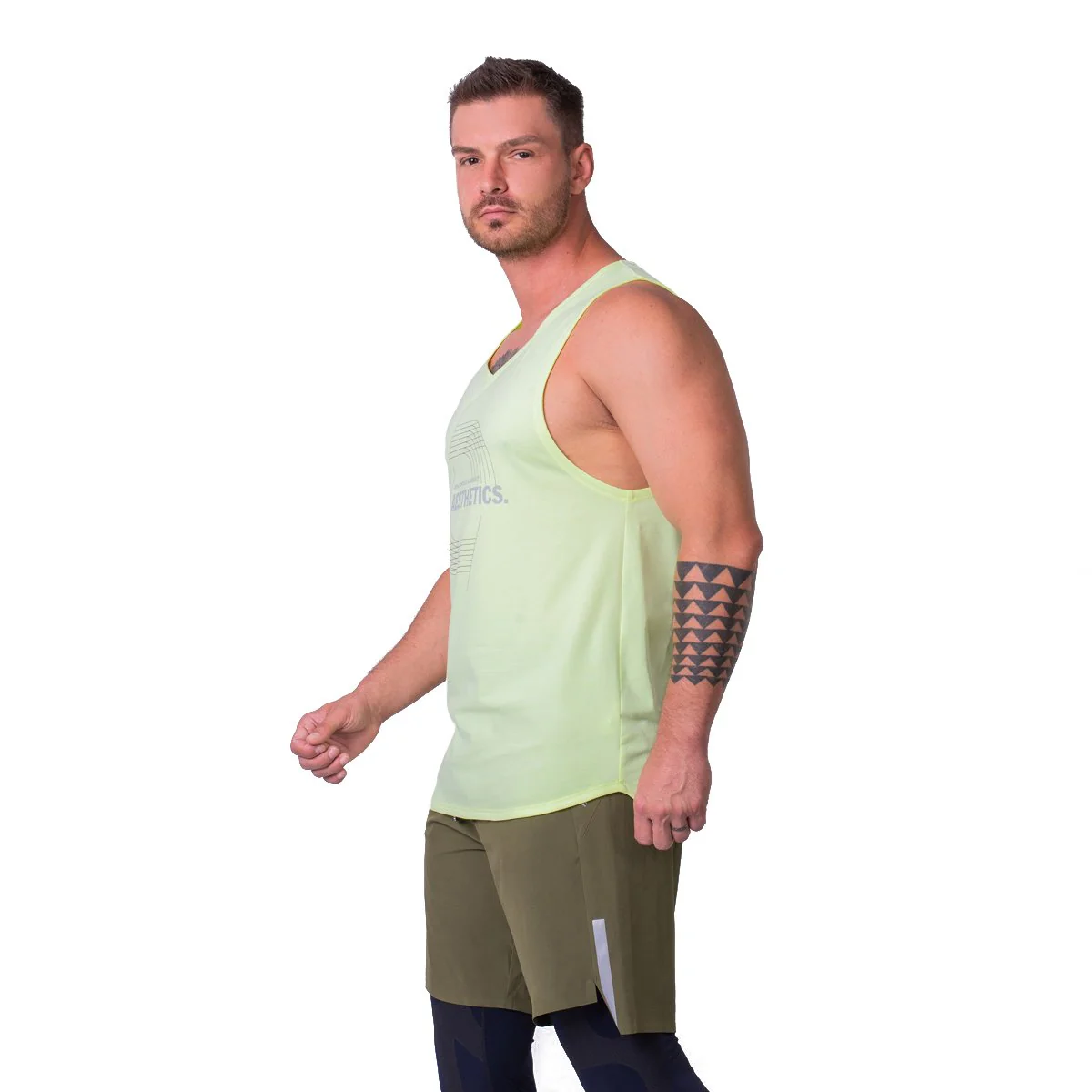Essential Coolever Cotton Touch Gym Stringer for Men - Image 16