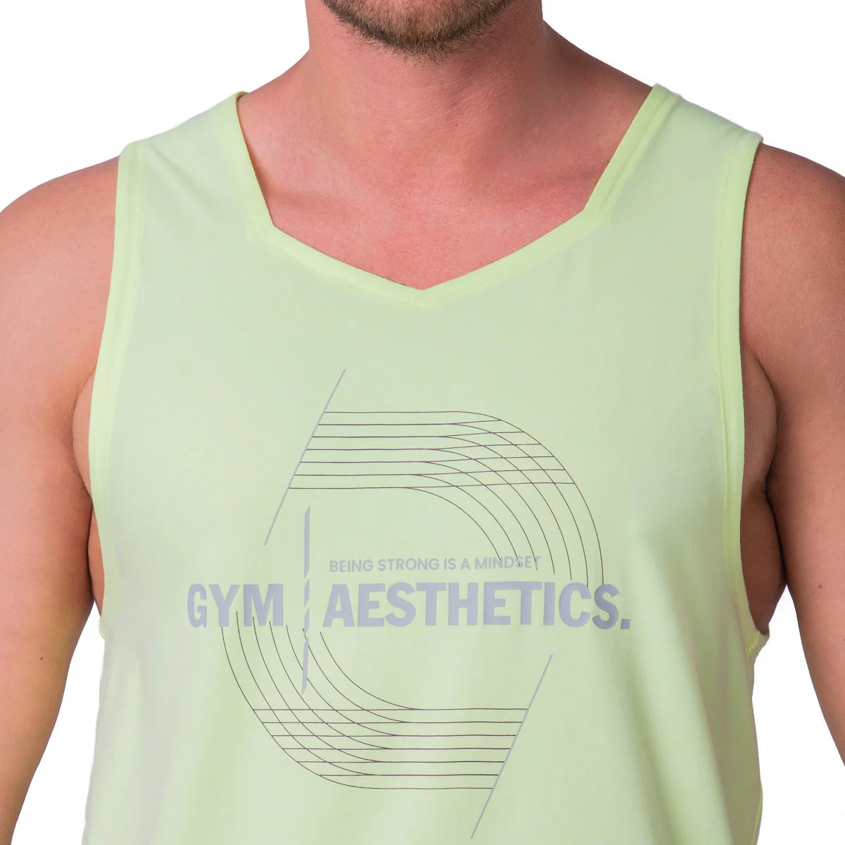 Essential Coolever Cotton Touch Gym Stringer for Men - Image 19