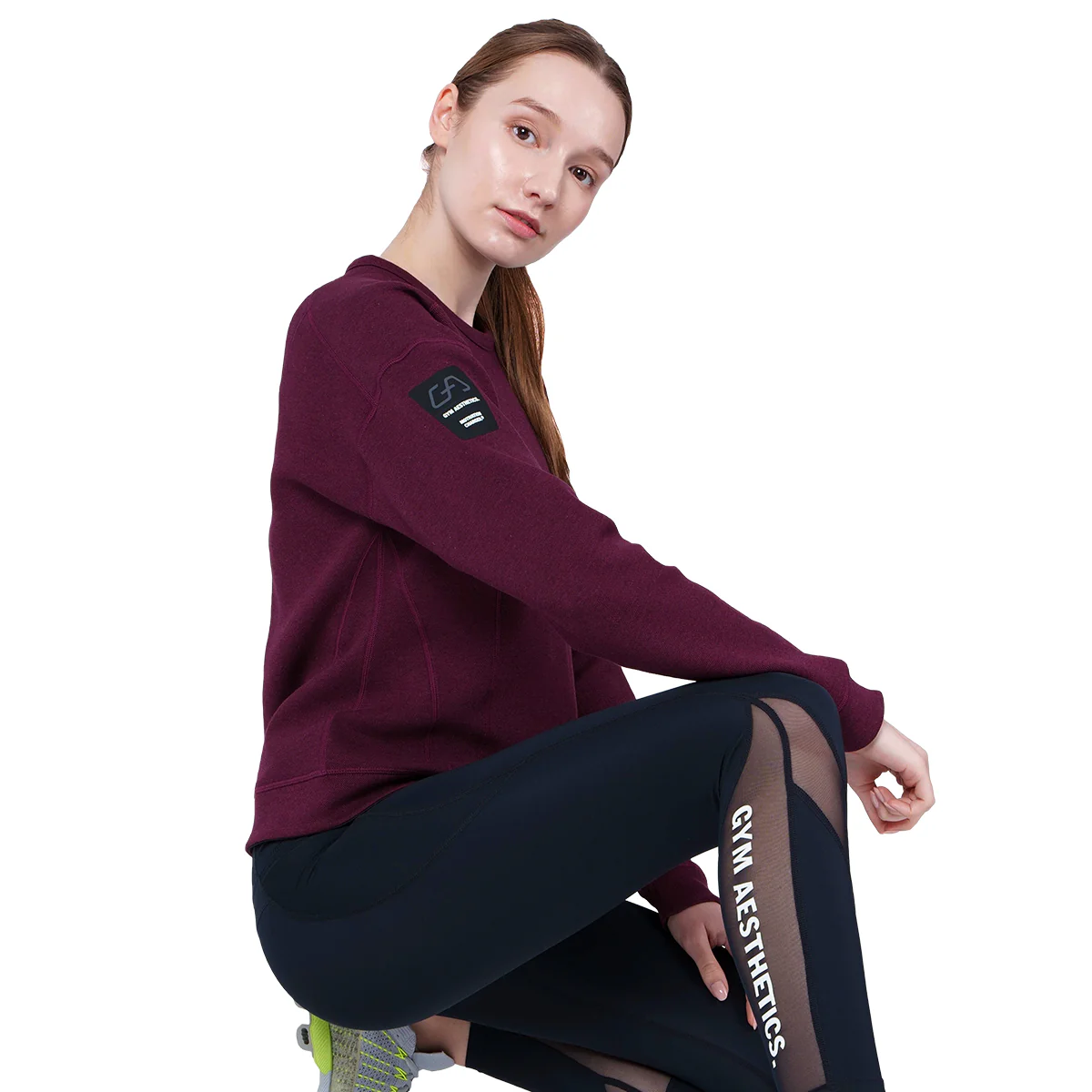 Athleisure Reversible Sweatshirt Pique for Women - Image 21
