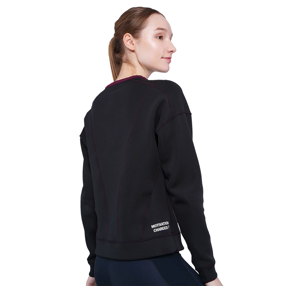 Athleisure Reversible Sweatshirt Pique for Women - Image 24