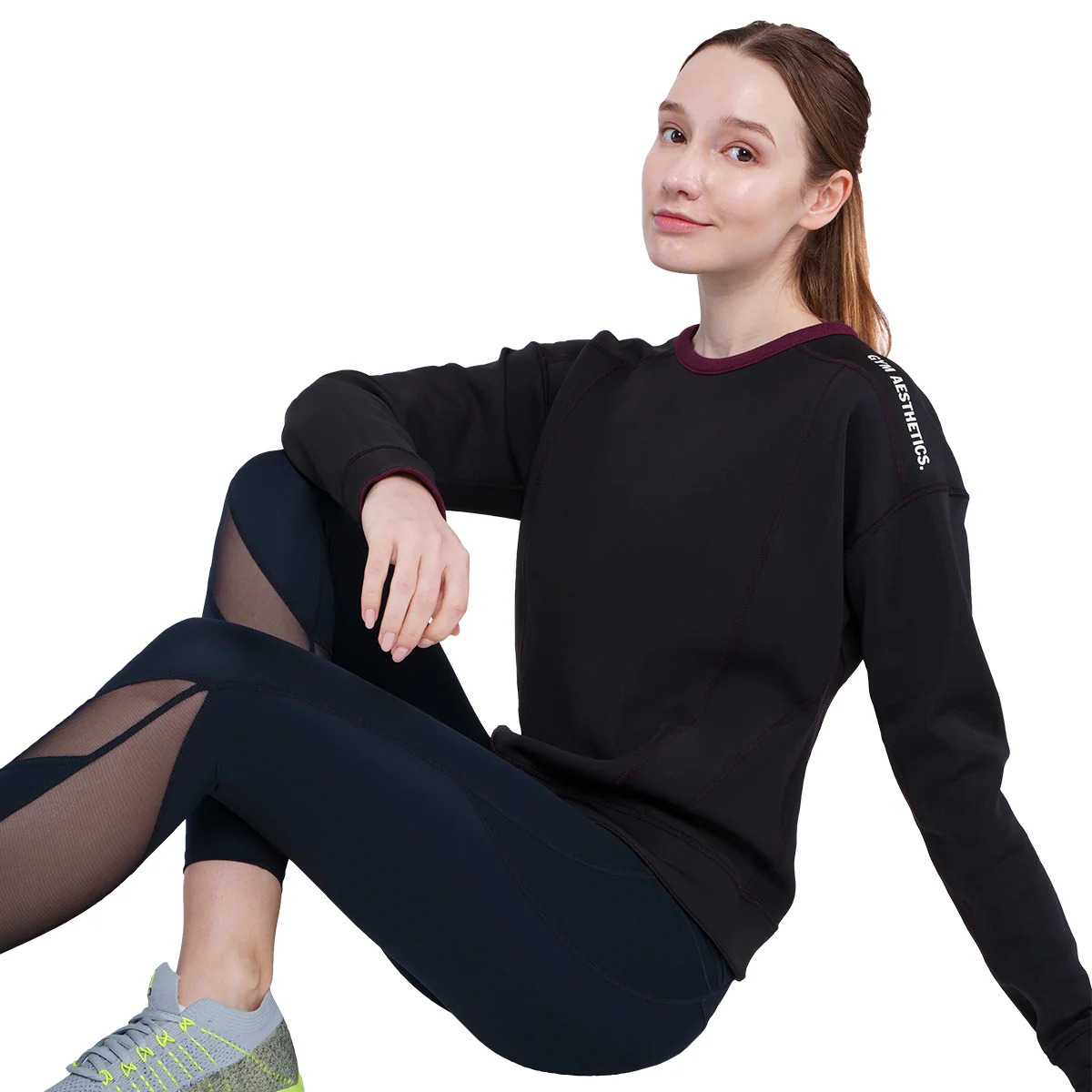 Athleisure Reversible Sweatshirt Pique for Women - Image 27