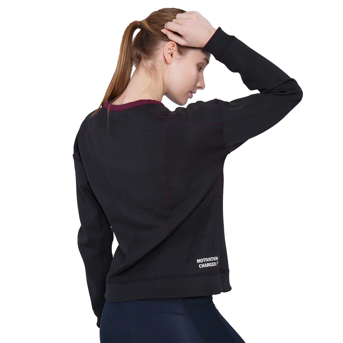 Athleisure Reversible Sweatshirt Pique for Women - Image 28