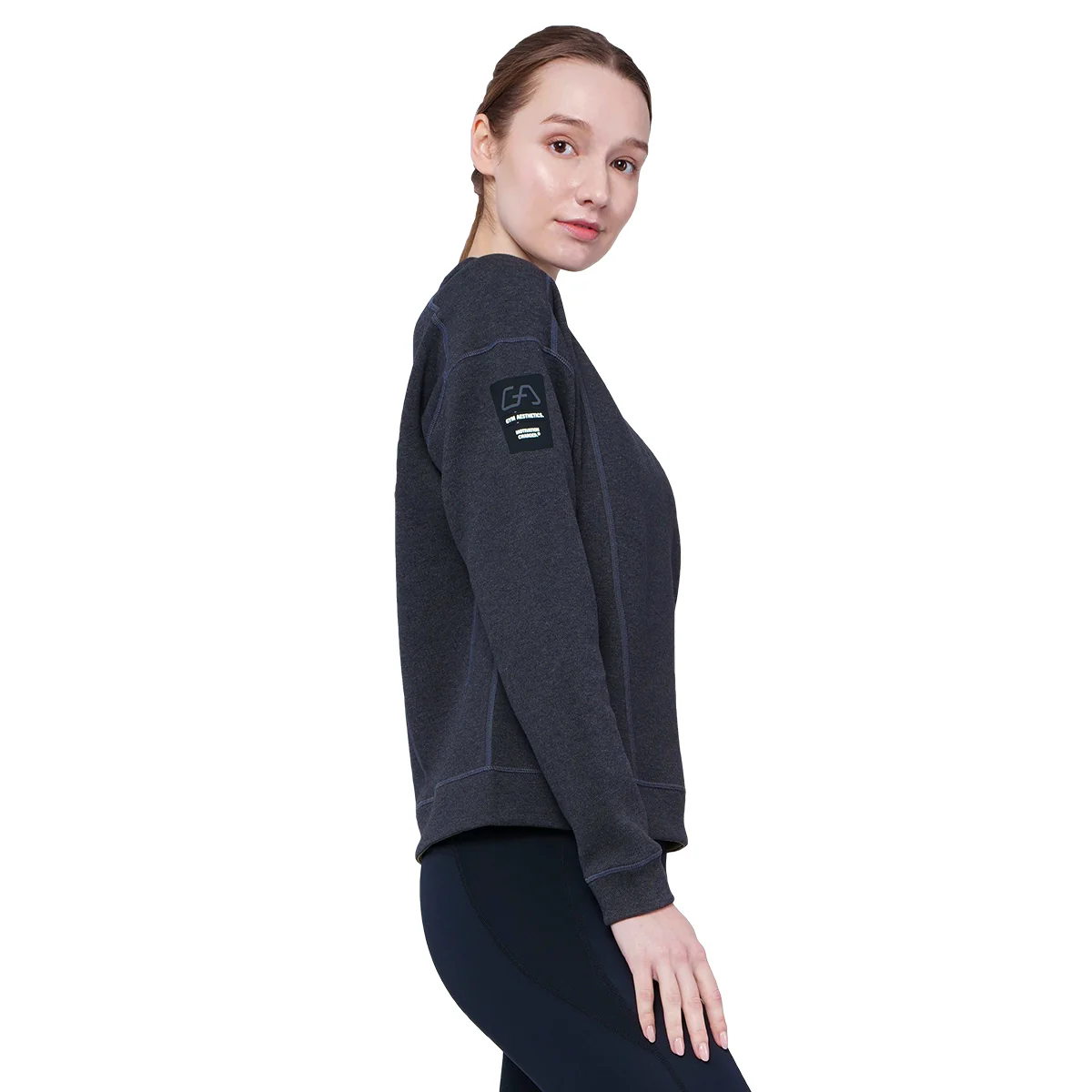 Athleisure Reversible Sweatshirt Pique for Women - Image 31
