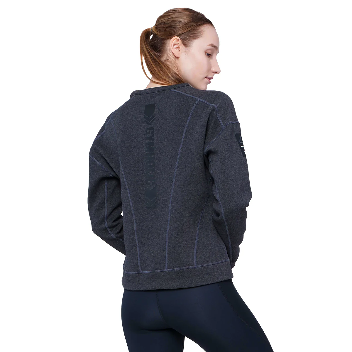 Athleisure Reversible Sweatshirt Pique for Women - Image 32