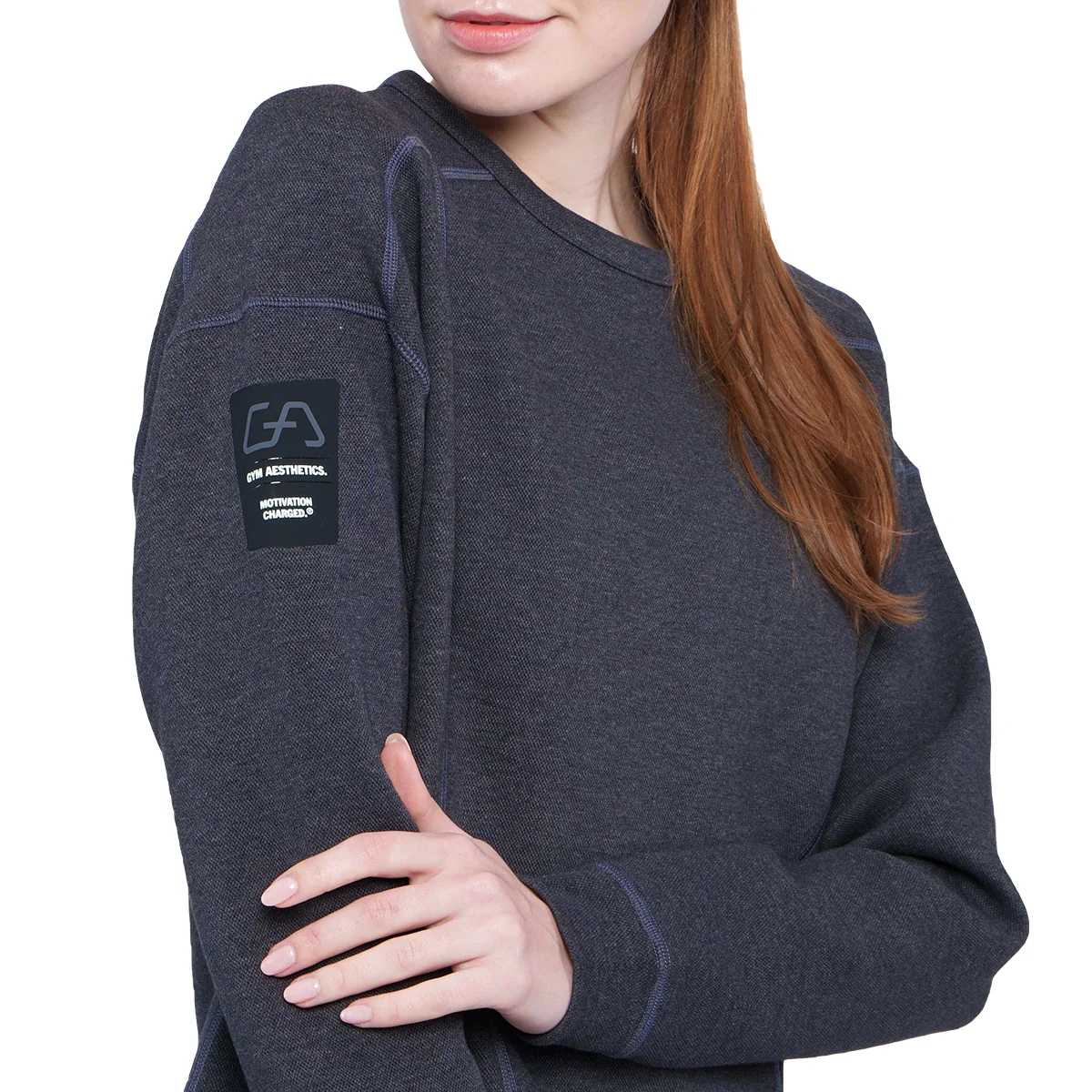Athleisure Reversible Sweatshirt Pique for Women - Image 33