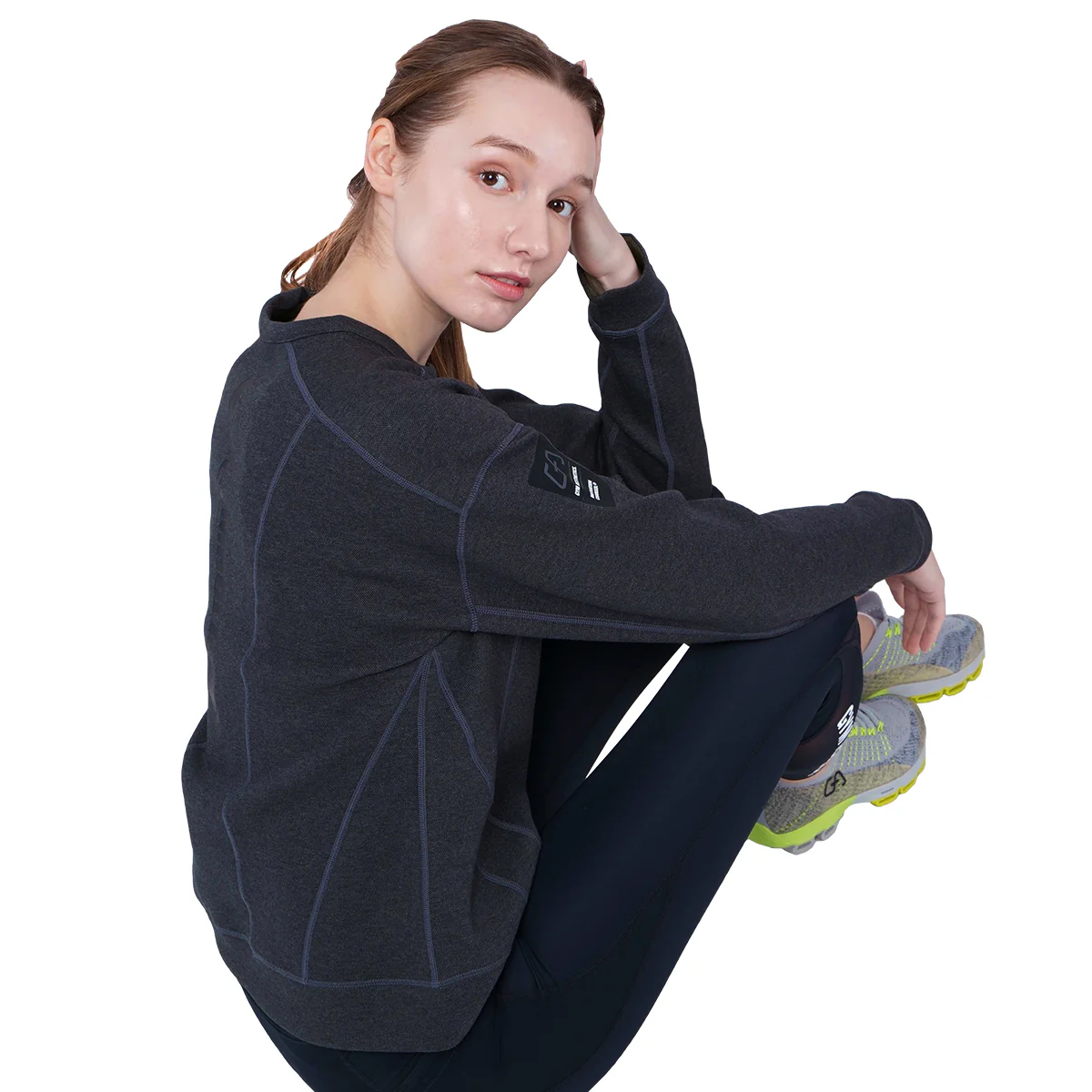 Athleisure Reversible Sweatshirt Pique for Women - Image 34