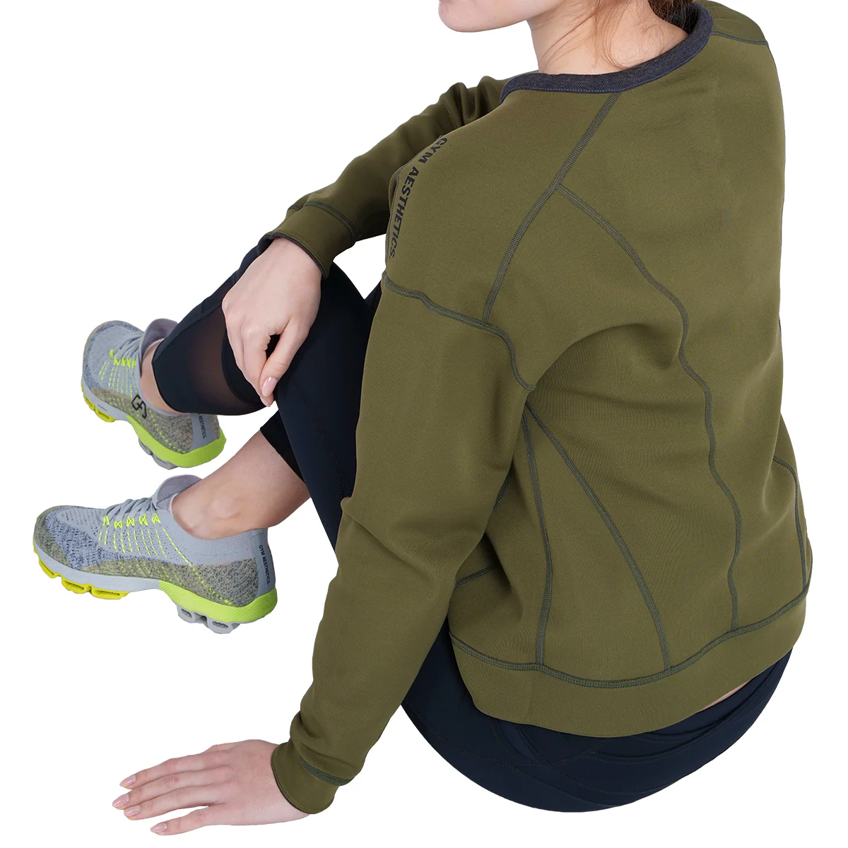 Athleisure Reversible Sweatshirt Pique for Women - Image 43