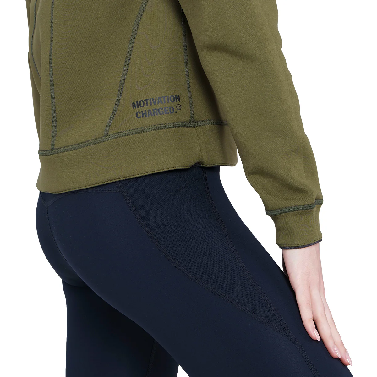 Athleisure Reversible Sweatshirt Pique for Women - Image 44