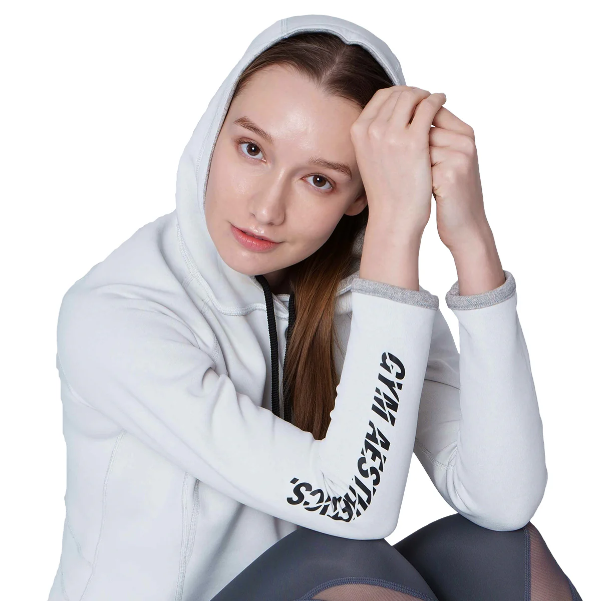 Athleisure Reversible Hoodies Pique for Women - Image 12