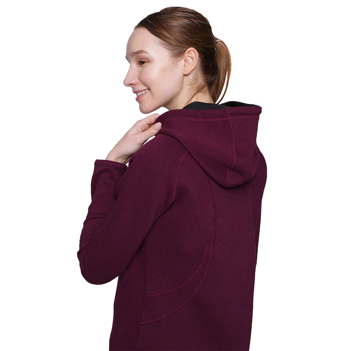Athleisure Reversible Hoodies Pique for Women - Image 17