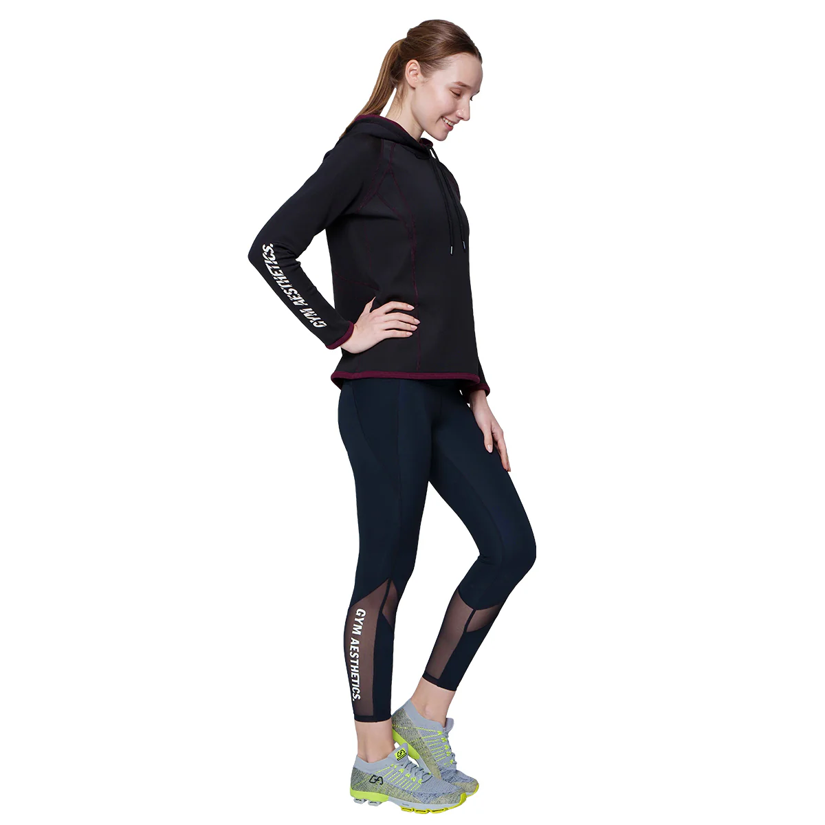 Athleisure Reversible Hoodies Pique for Women - Image 21