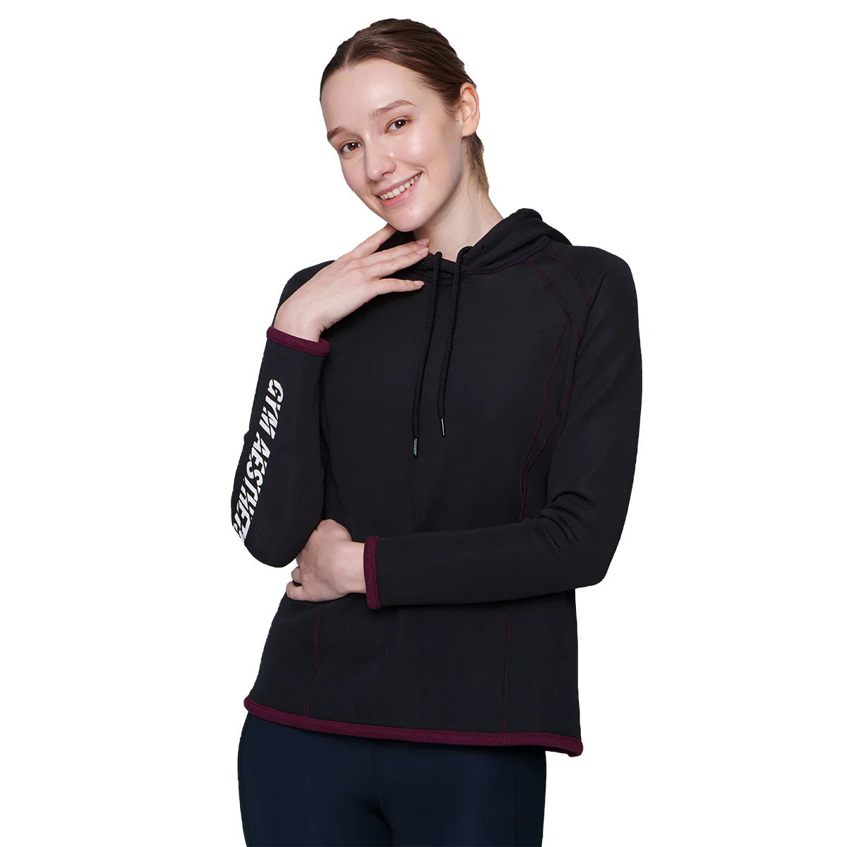 Athleisure Reversible Hoodies Pique for Women - Image 22