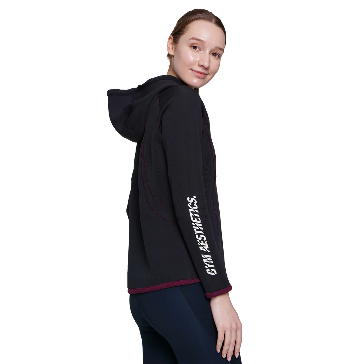 Athleisure Reversible Hoodies Pique for Women - Image 23