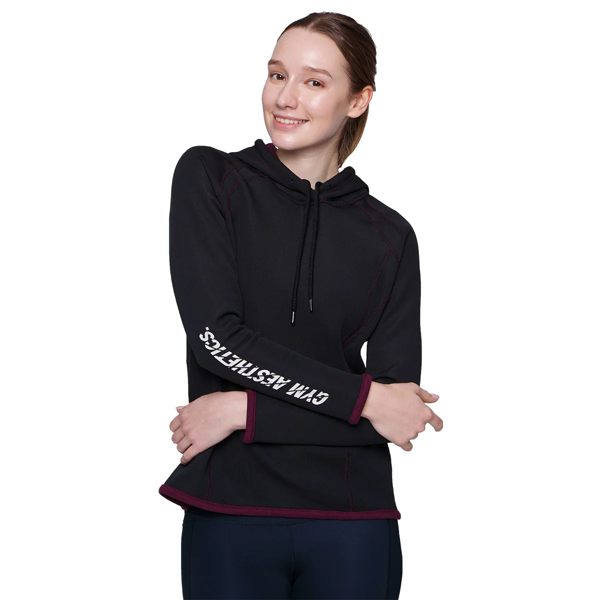 Athleisure Reversible Hoodies Pique for Women - Image 25