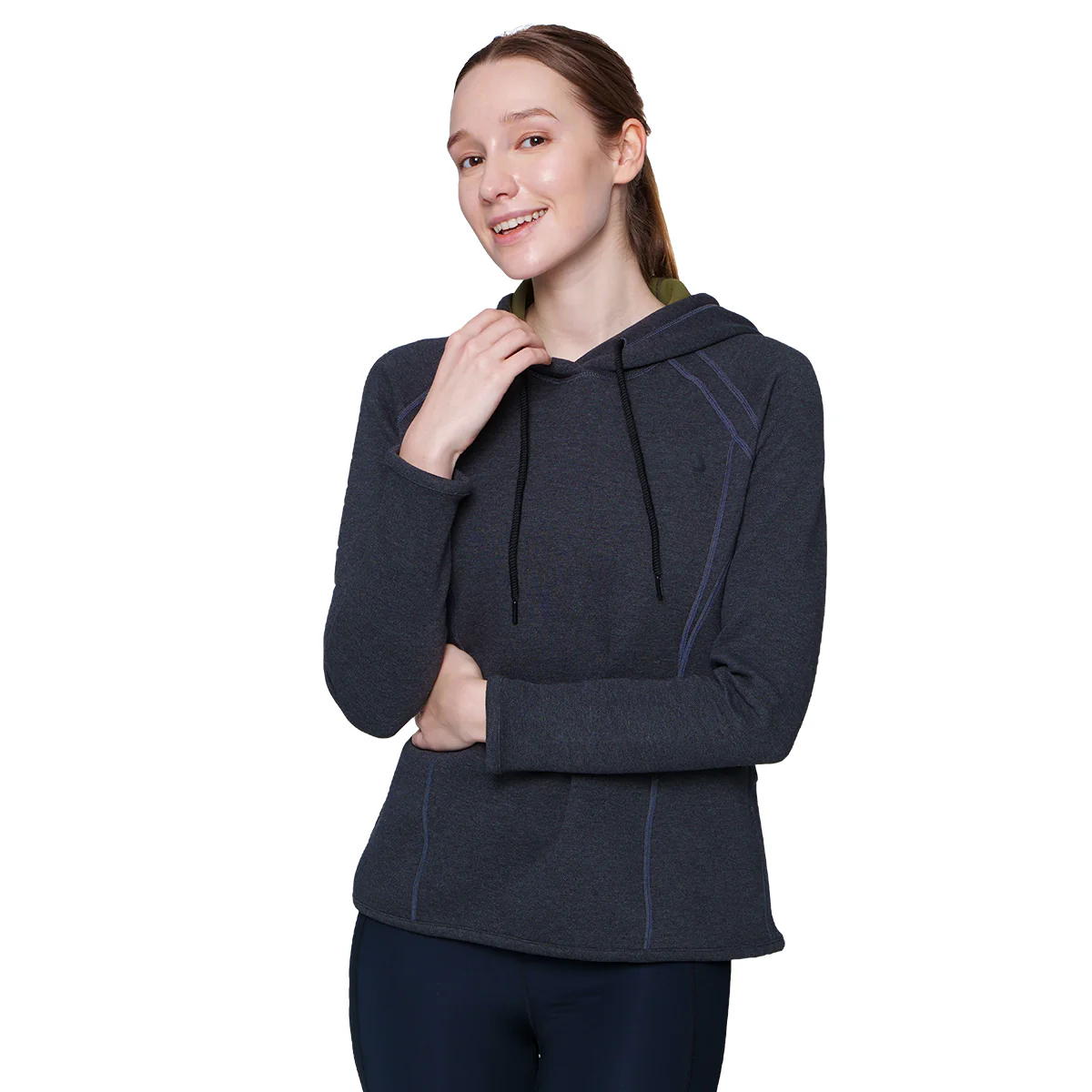 Athleisure Reversible Hoodies Pique for Women - Image 30