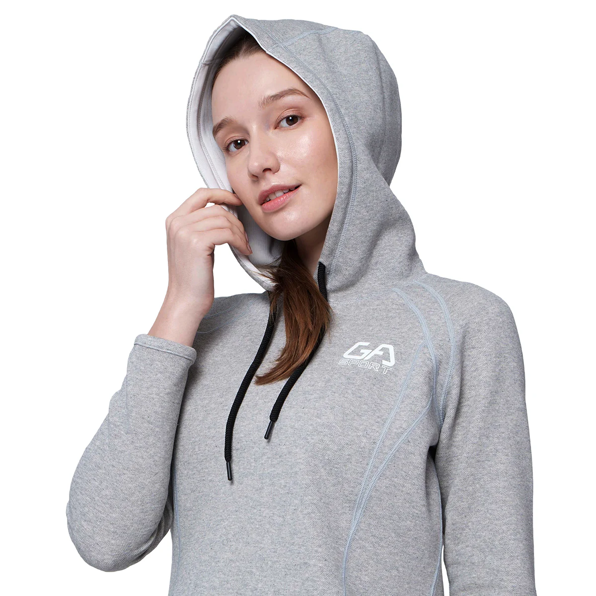Athleisure Reversible Hoodies Pique for Women - Image 4