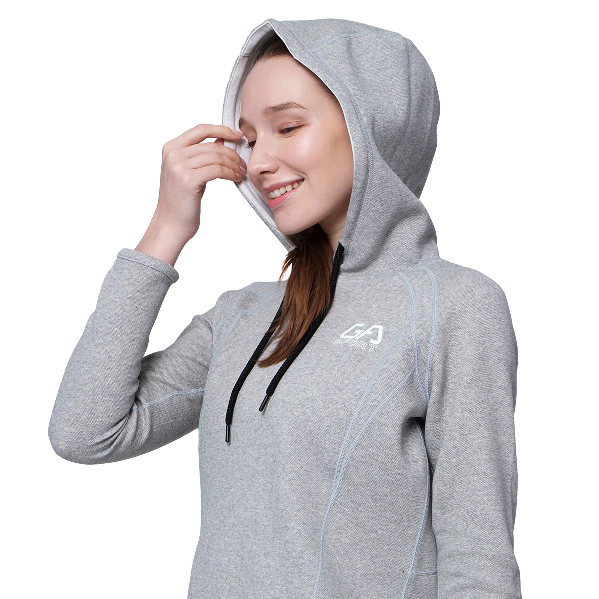 Athleisure Reversible Hoodies Pique for Women - Image 6