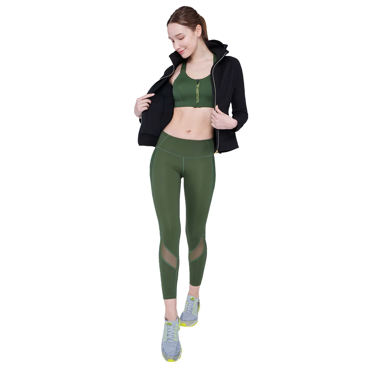Athleisure Fancy Logo Jacket for Women - Image 14