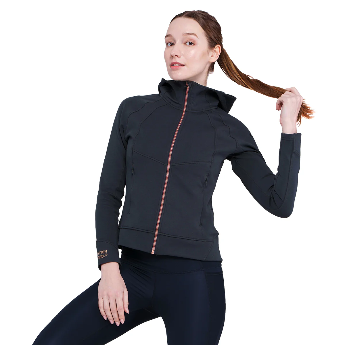 Athleisure Fancy Logo Jacket for Women - Image 28