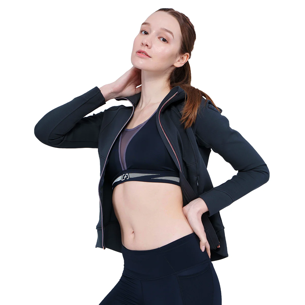 Athleisure Fancy Logo Jacket for Women - Image 30