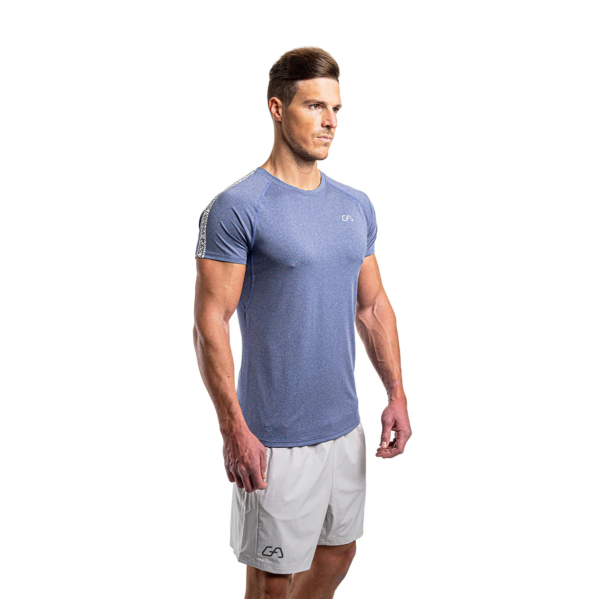 GA Tech Essential Wicking Workout Sport Shirt for Men - Image 50